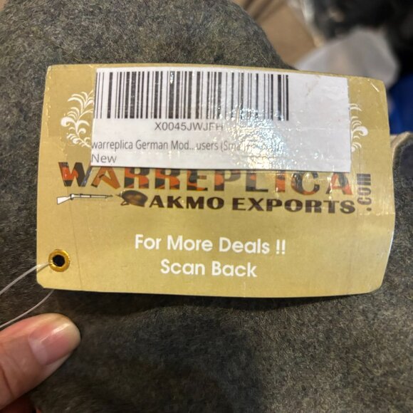 German Model 1907/10 Field-Grey Wool Piped Trousers (Medium 40 inch) - Picture 8 of 8